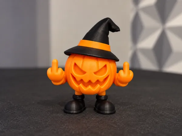 F@ck Off Halloween Pumpkin - 3D printed Characters, in stock in India