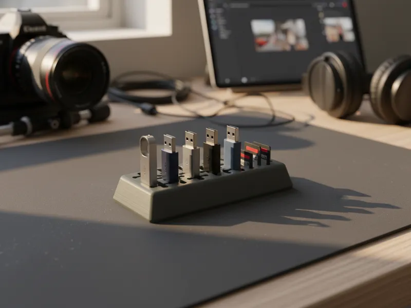 USB and SD card storage