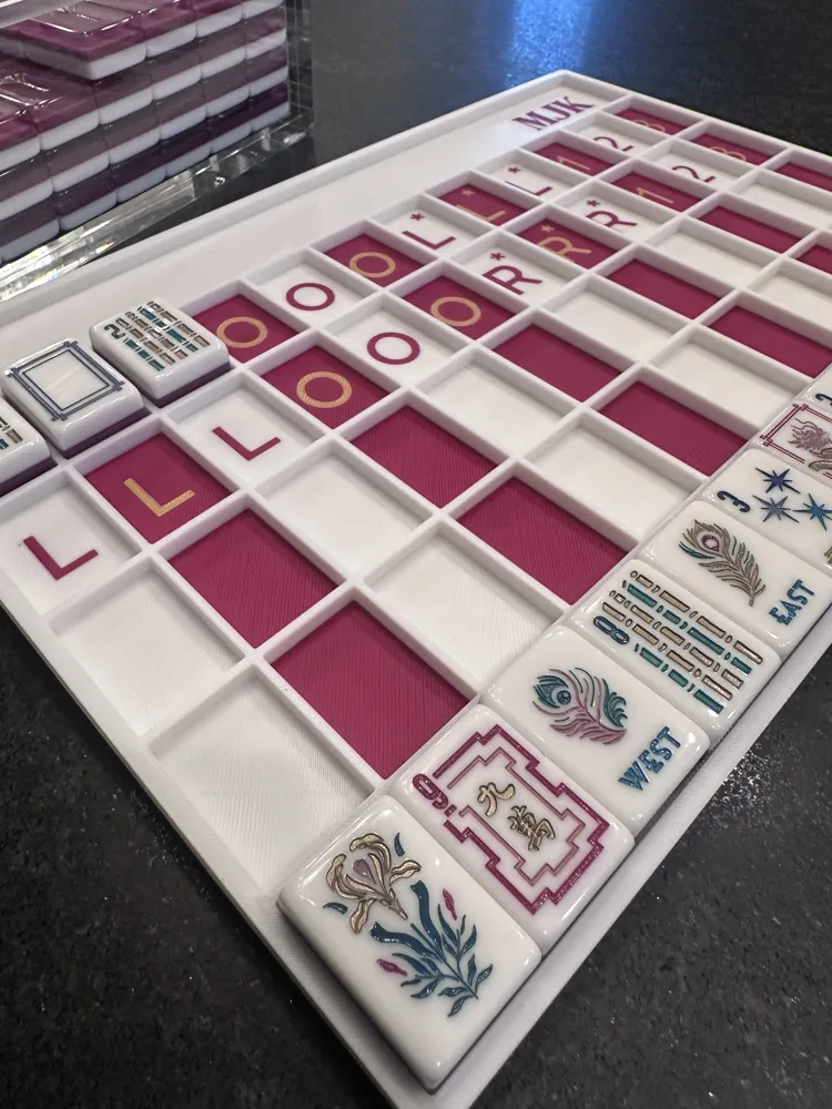 Mahjong Practice Board - For Regular & Travel Size - Free 3D Print ...