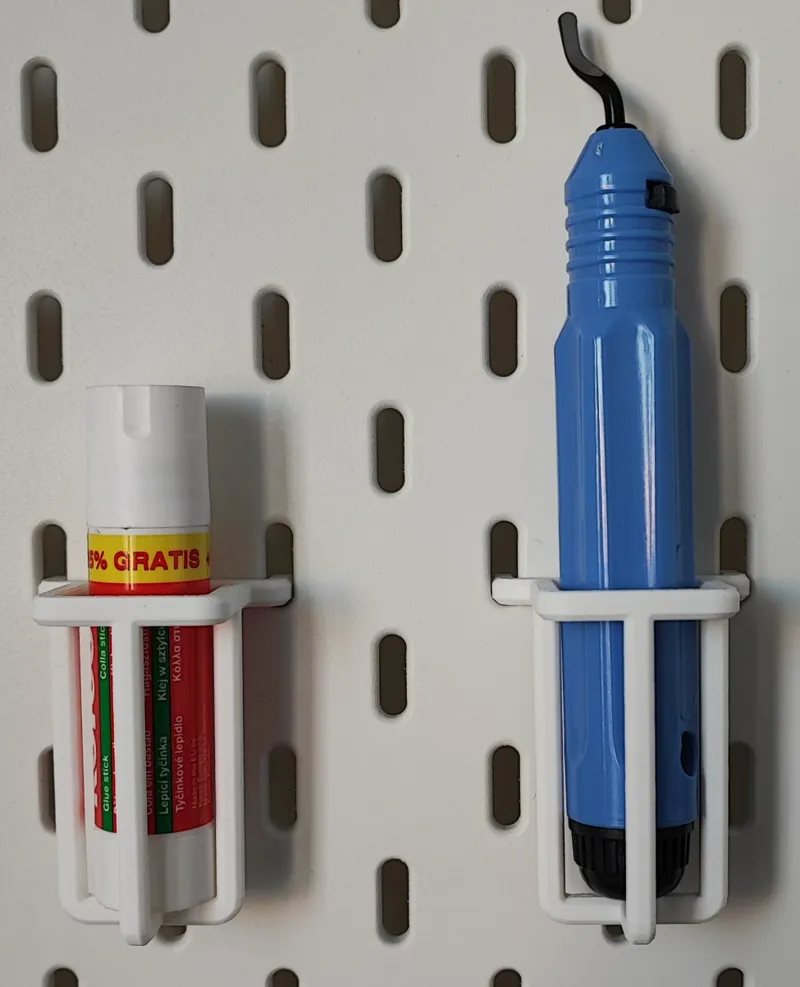 Ikea Skadis Deburring tool / Gluestick Holder