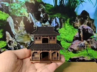 双层古风房子