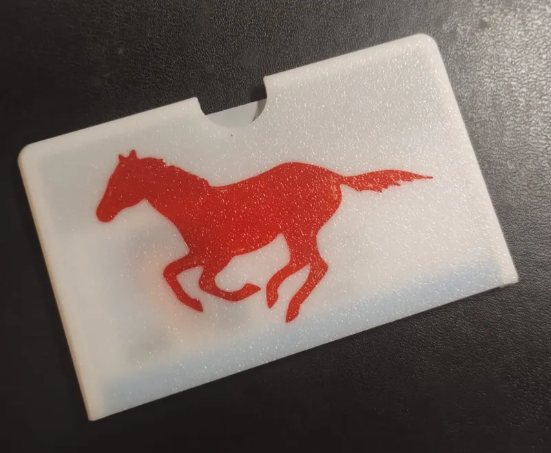 Horse card holder