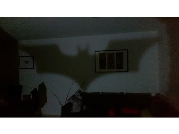 Batman's Bat-Signal by Luke MakerWorld: Download Free 3D Models