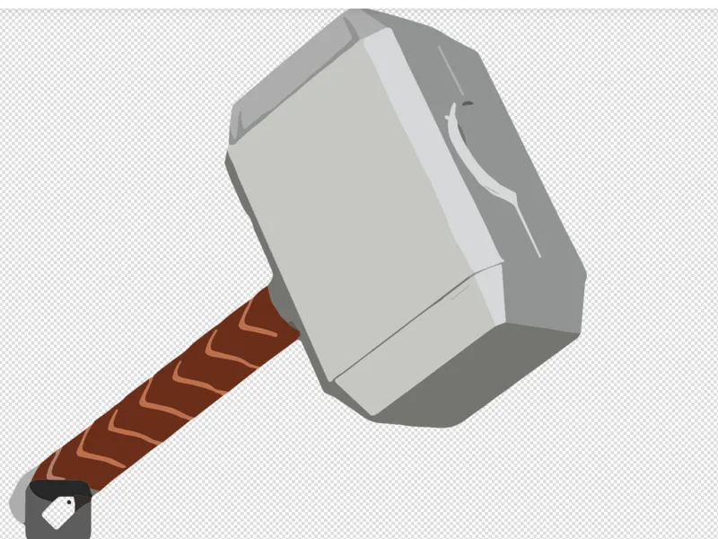 THORS HAMER KEY CHAIN