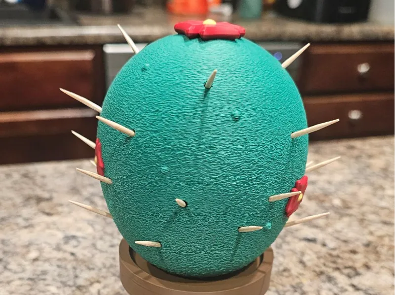 Cactus in a Pot Toothpick Holder