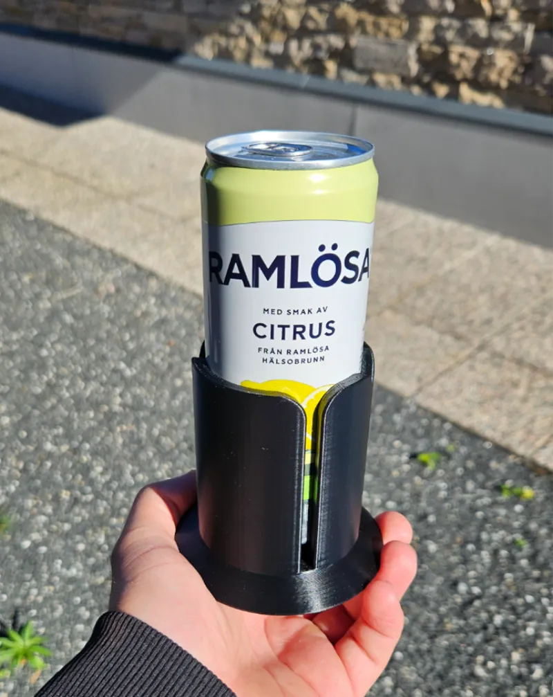 0.33L can holder 58mm for kayak