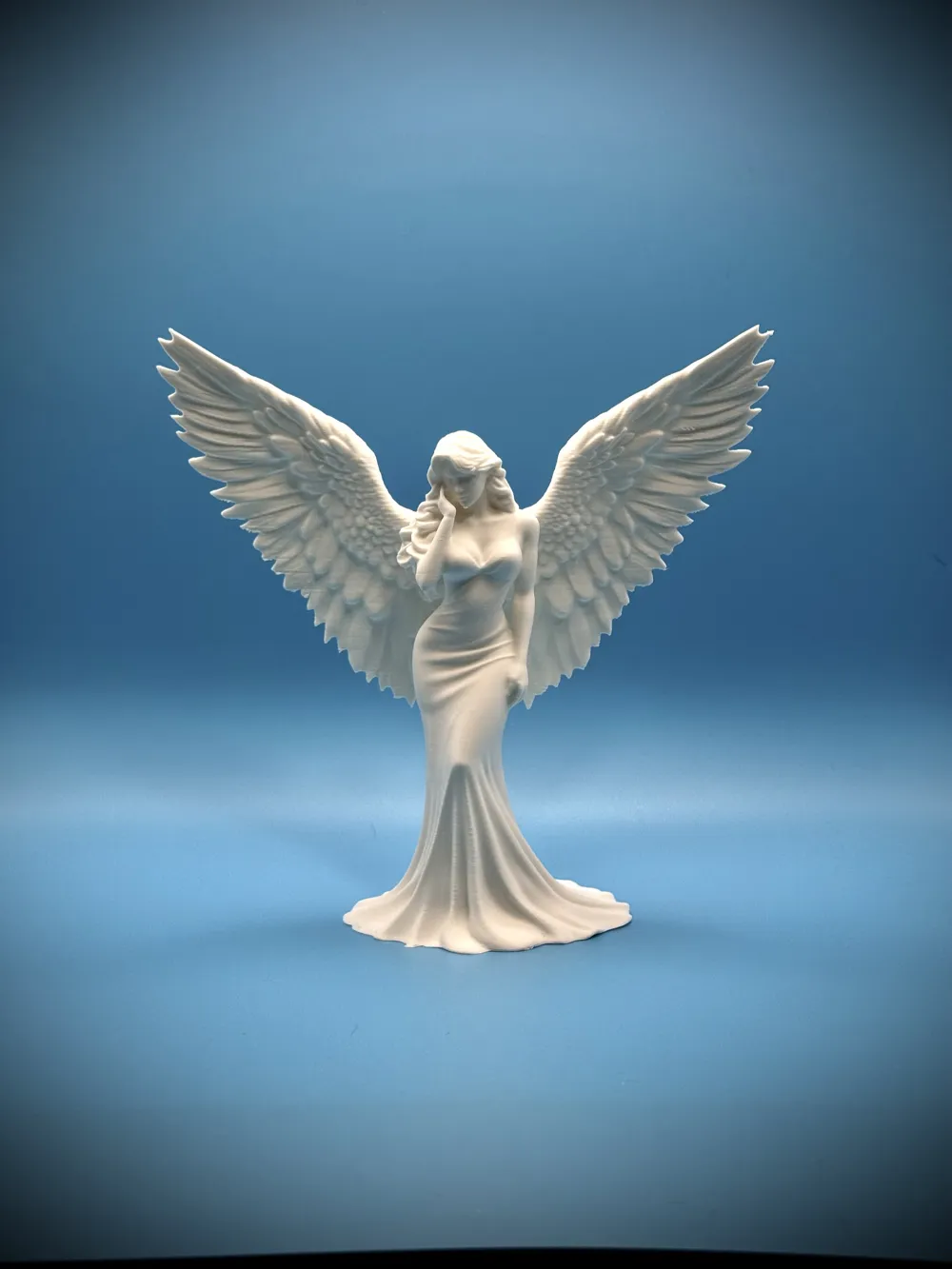 Angelic Serenity Statue - Art Sculpture - Free 3D Print Model - MakerWorld