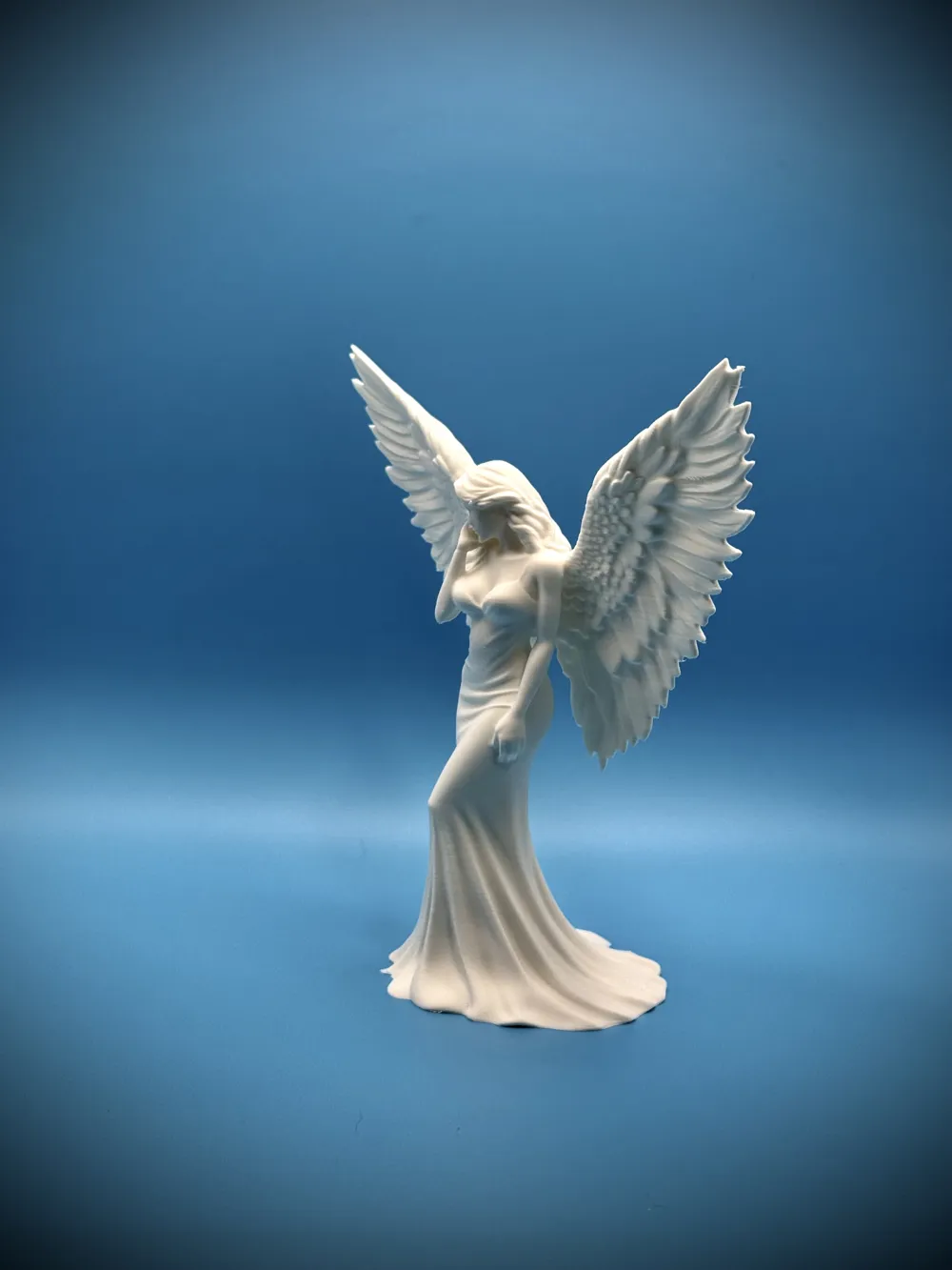 Angelic Serenity Statue - Art Sculpture - Free 3D Print Model - MakerWorld