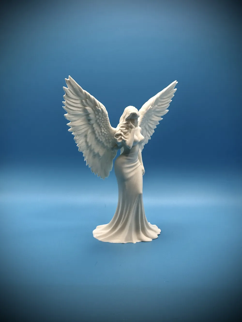 Angelic Serenity Statue - Art Sculpture - Free 3D Print Model - MakerWorld
