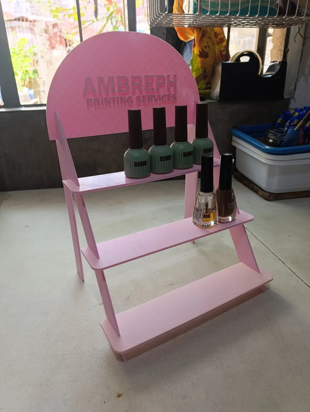 Mini Display Rack / Counter Display Stand - Free 3D Print Model ...