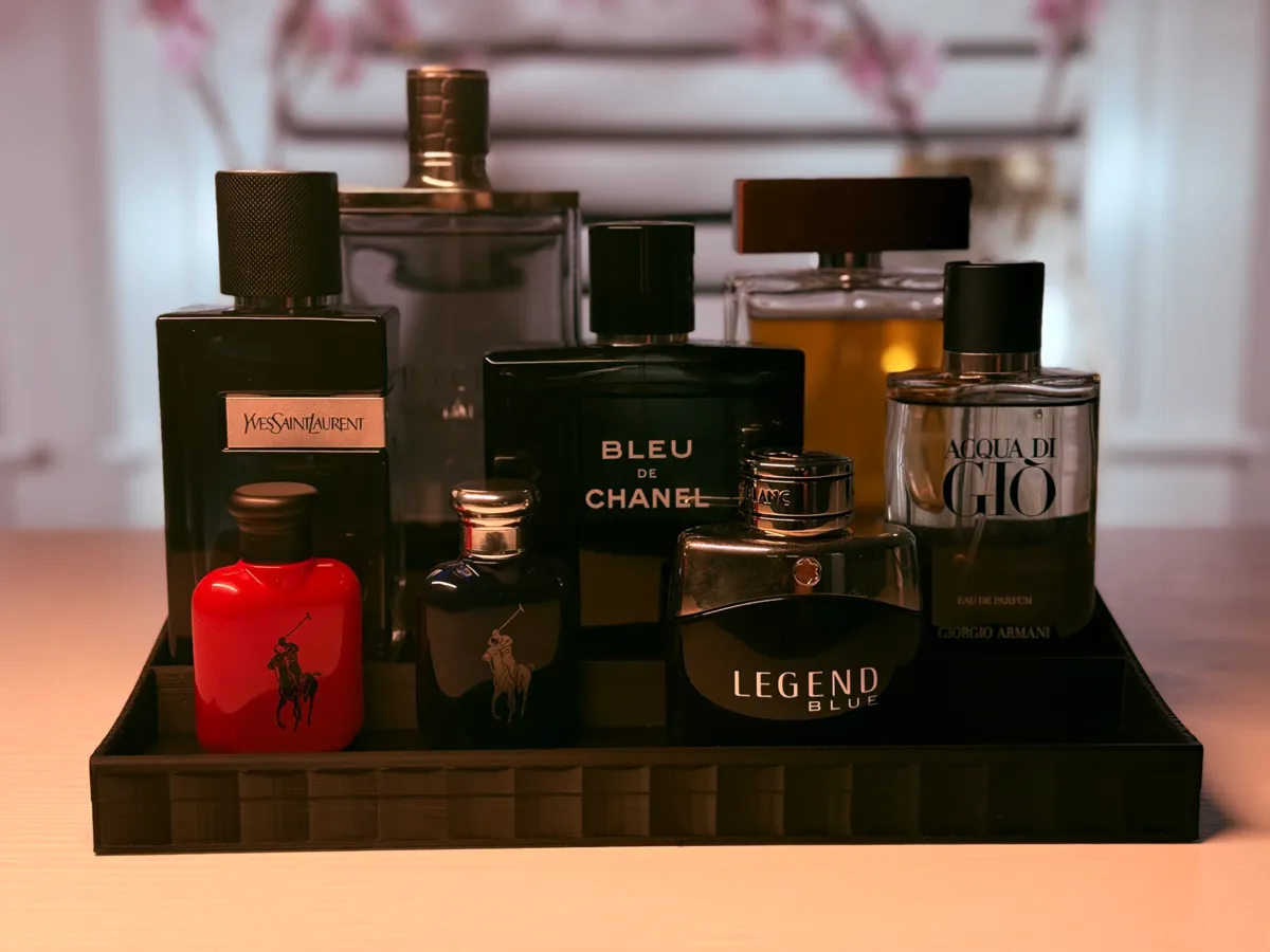 Minimalist Cologne Stand - Free 3D Print Model - MakerWorld