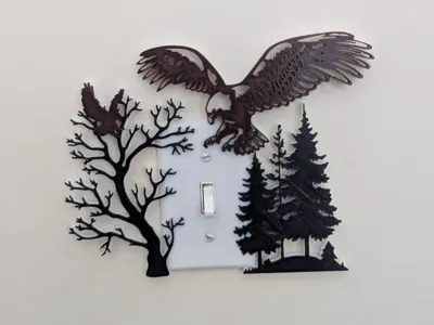 Eagle single light switch cover