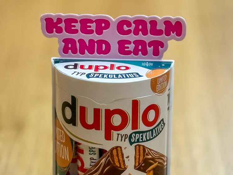 Duplo-Rahmen - ceep calm and eat