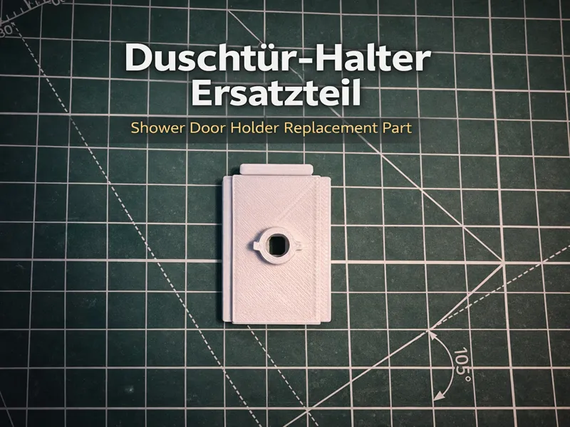 Duschtür-Halter Ersatzteil / Shower Door Holder