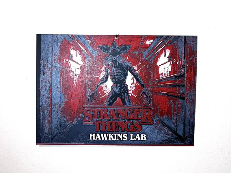 Hueforge Stranger things Demogorgone