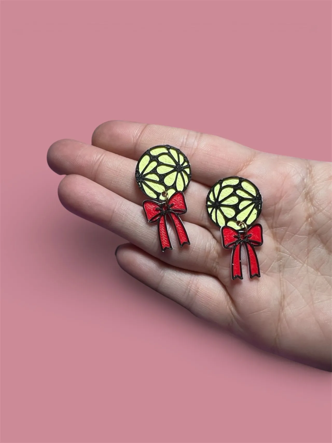 Pendientes florales view 2