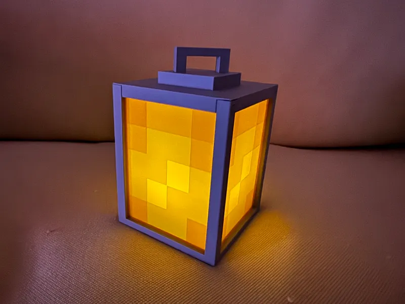 Minecraft Lantern - Modular Design for Tealight