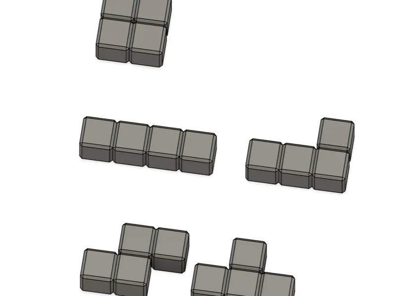 Pièces de Tetris