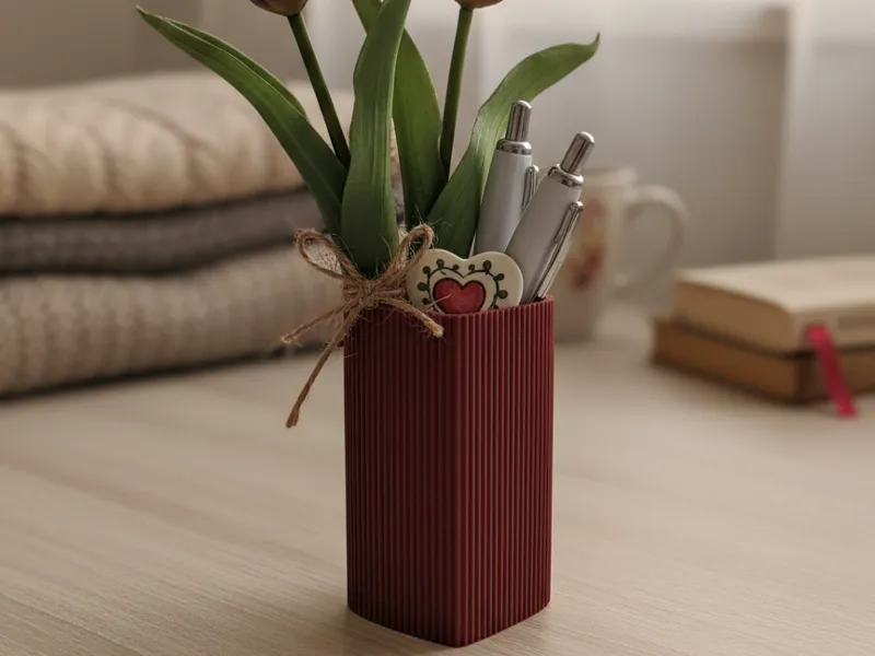 Heart Penholder - Vase