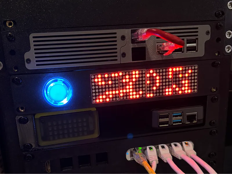 10" Rack LED Matrix with Game of Life