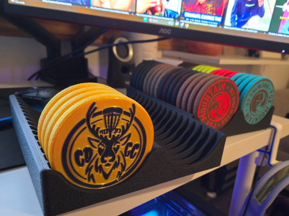 Disc Golf Mini Marker and holder