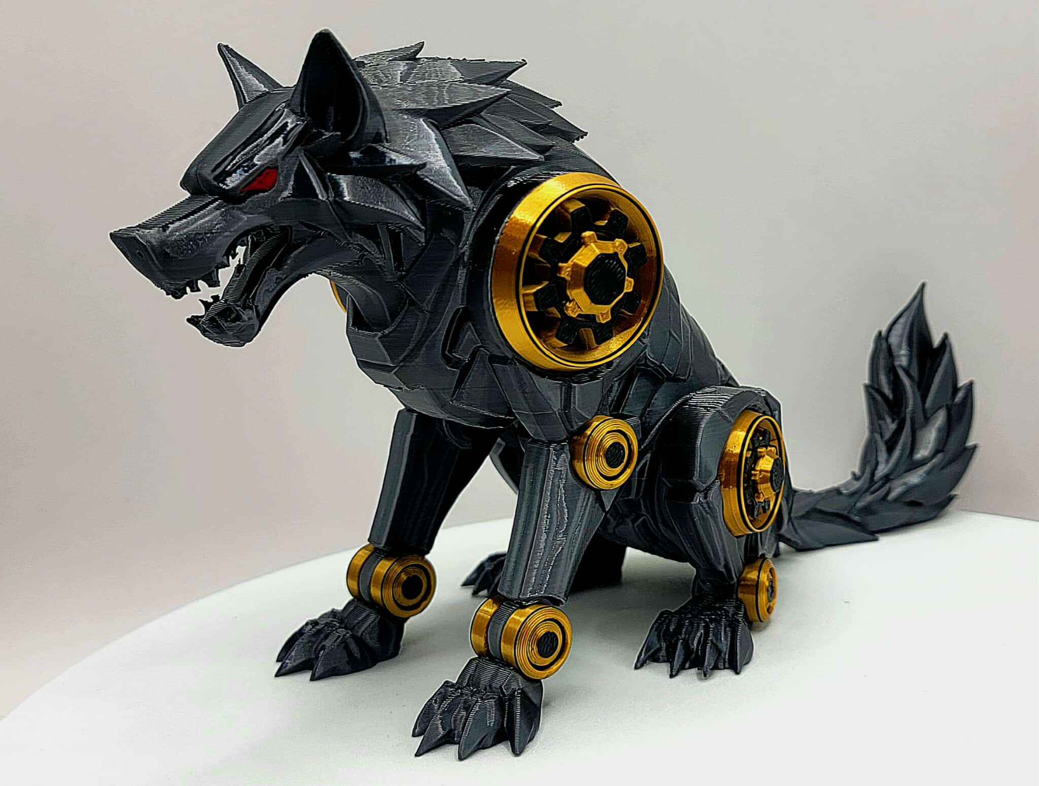 Miniatura 4 do modelo 3D CYBERNETIC WOLF
