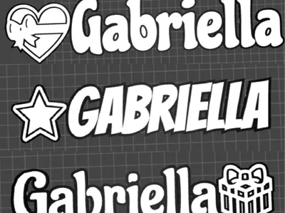 Customizable Colouring Nameplates with Emojis