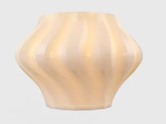 Spiral Flow Decorative Vase