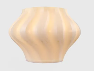 Spiral Flow Decorative Vase