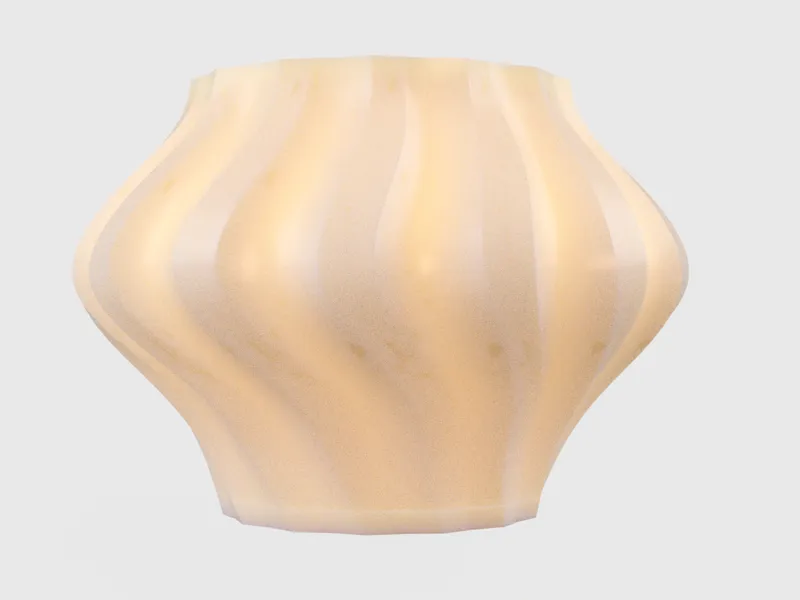 Spiral Flow Decorative Vase
