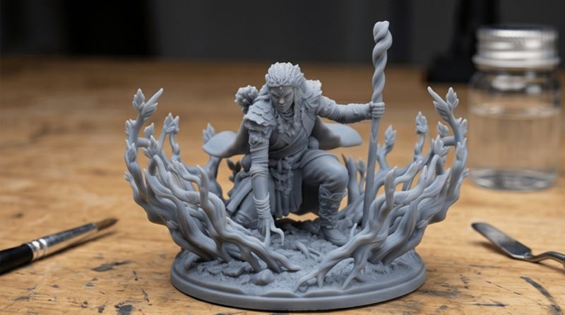 Autumn Druid Entrenched | RPG Mini