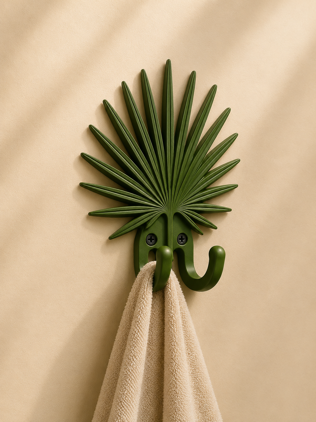 Miniatura 8 do modelo 3D Leaf Hook Collection - 8 Wall Hook Designs