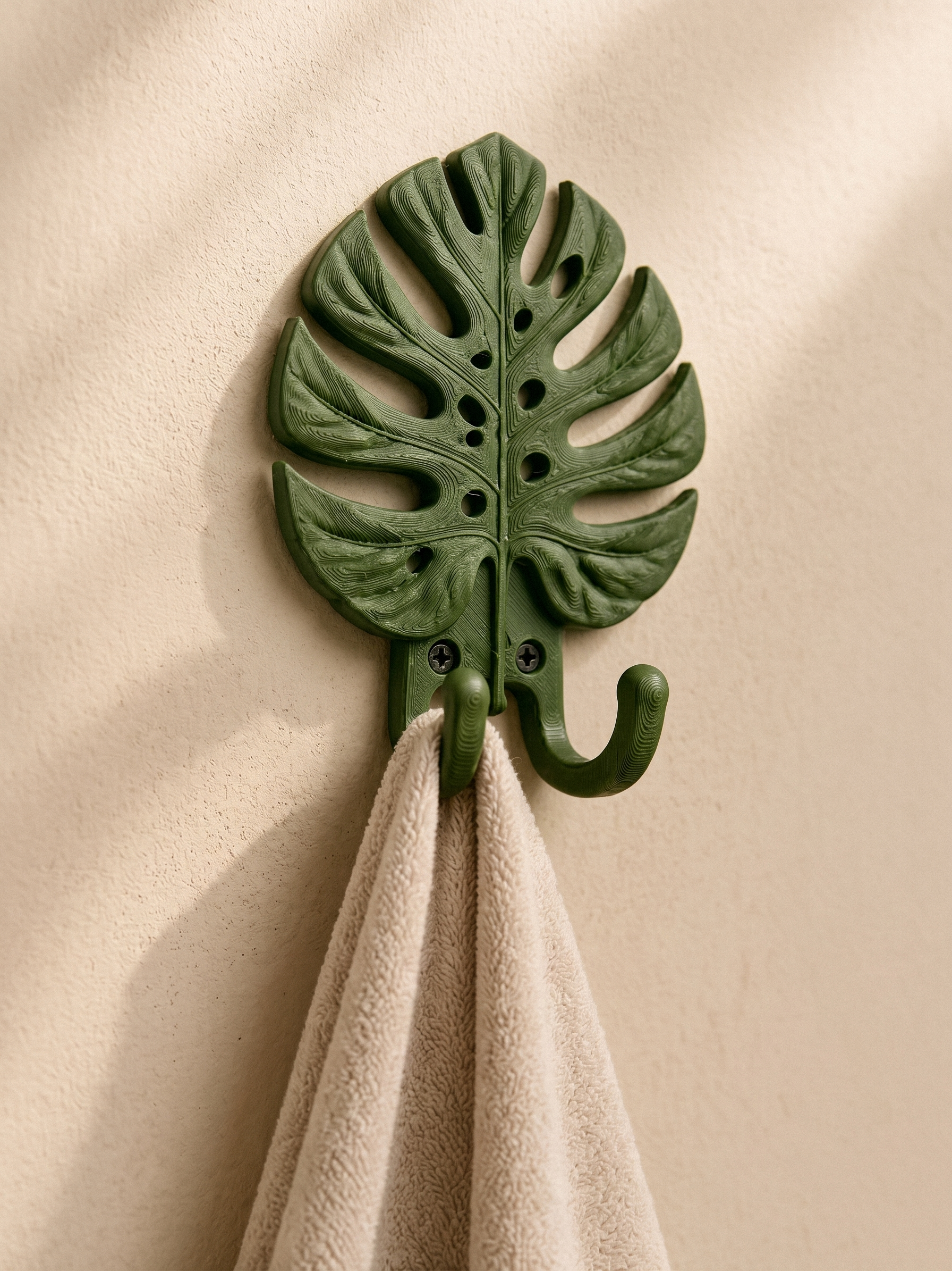 Miniatura 3 do modelo 3D Leaf Hook Collection - 8 Wall Hook Designs
