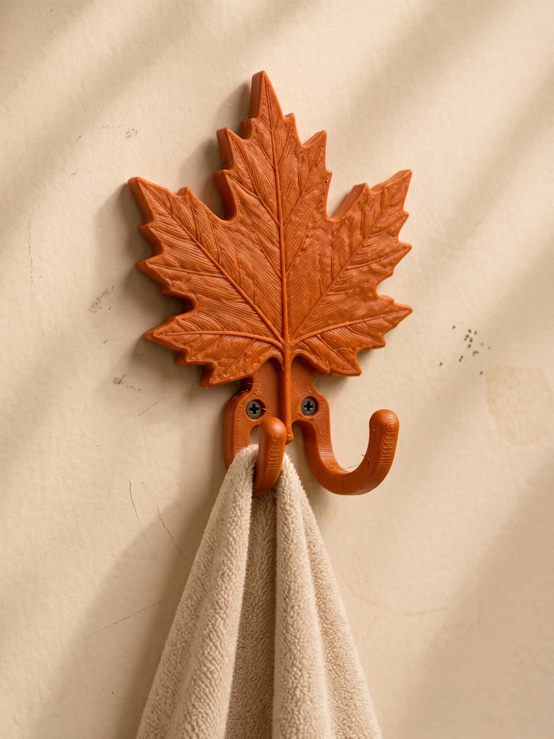 Miniatura 1 do modelo 3D Leaf Hook Collection - 8 Wall Hook Designs