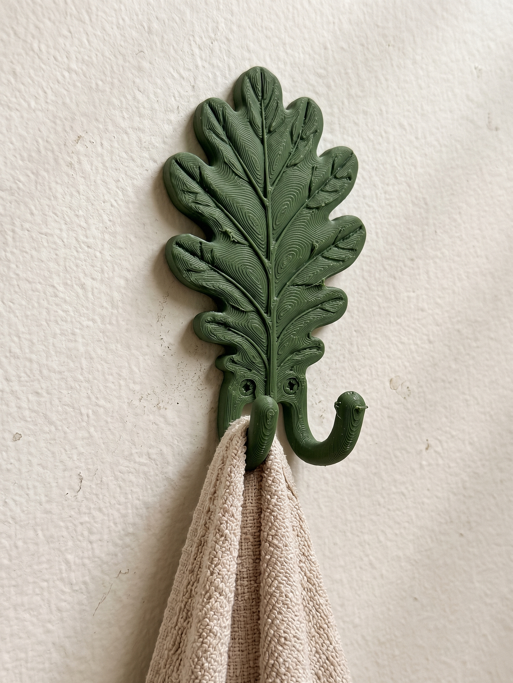Miniatura 4 do modelo 3D Leaf Hook Collection - 8 Wall Hook Designs