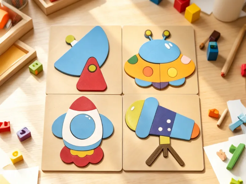 Montessori 4-in-1 Animal 3D Puzzle(6th upload)