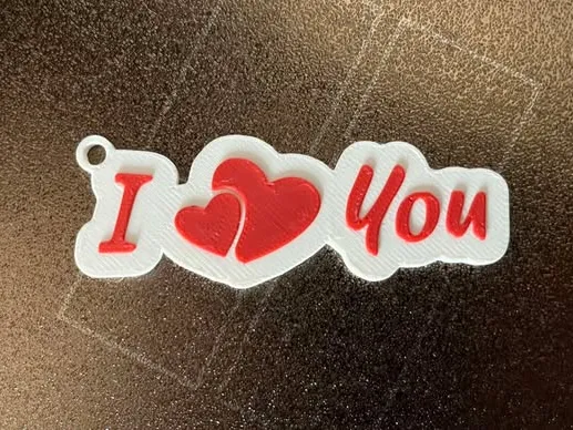 I heart you - Keaychain