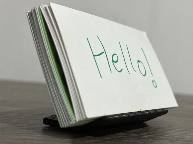 Simple card holder