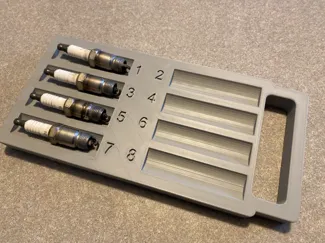 Sparkplug tray