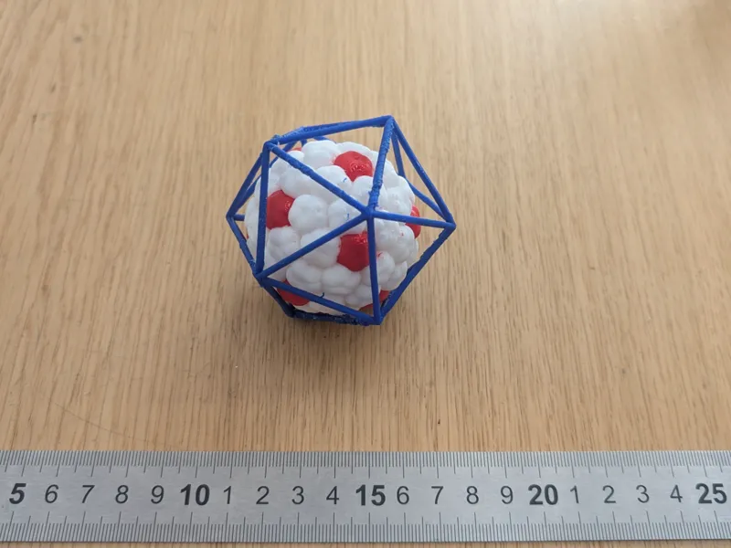 A simplified model of SV40 Capsid