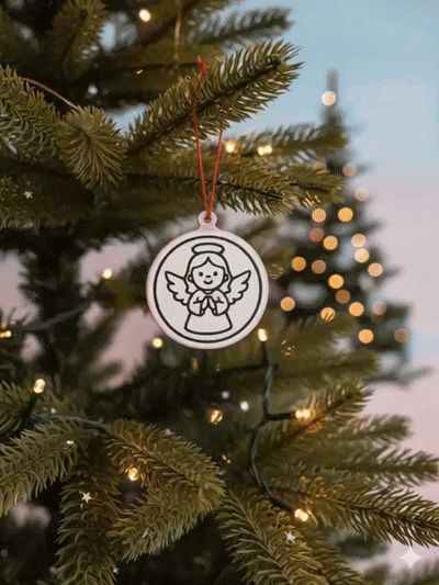 Süßer kleiner Anhänger für den Weihnachtsbaum