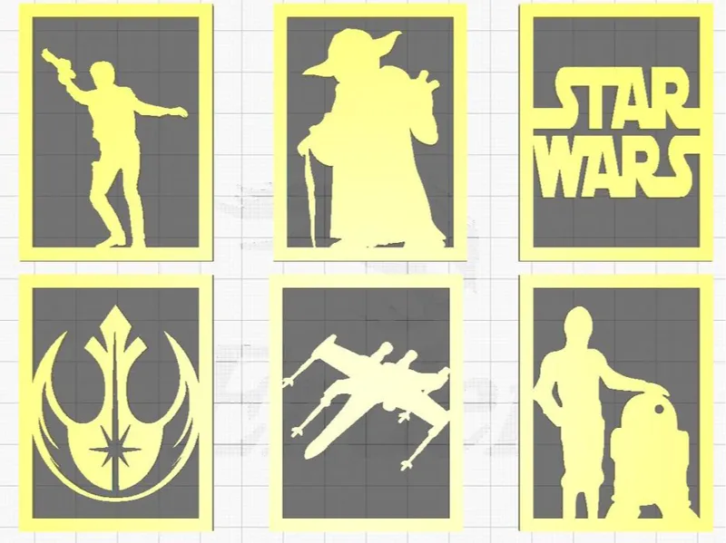 Star Wars Panels for Swappable Lantern
