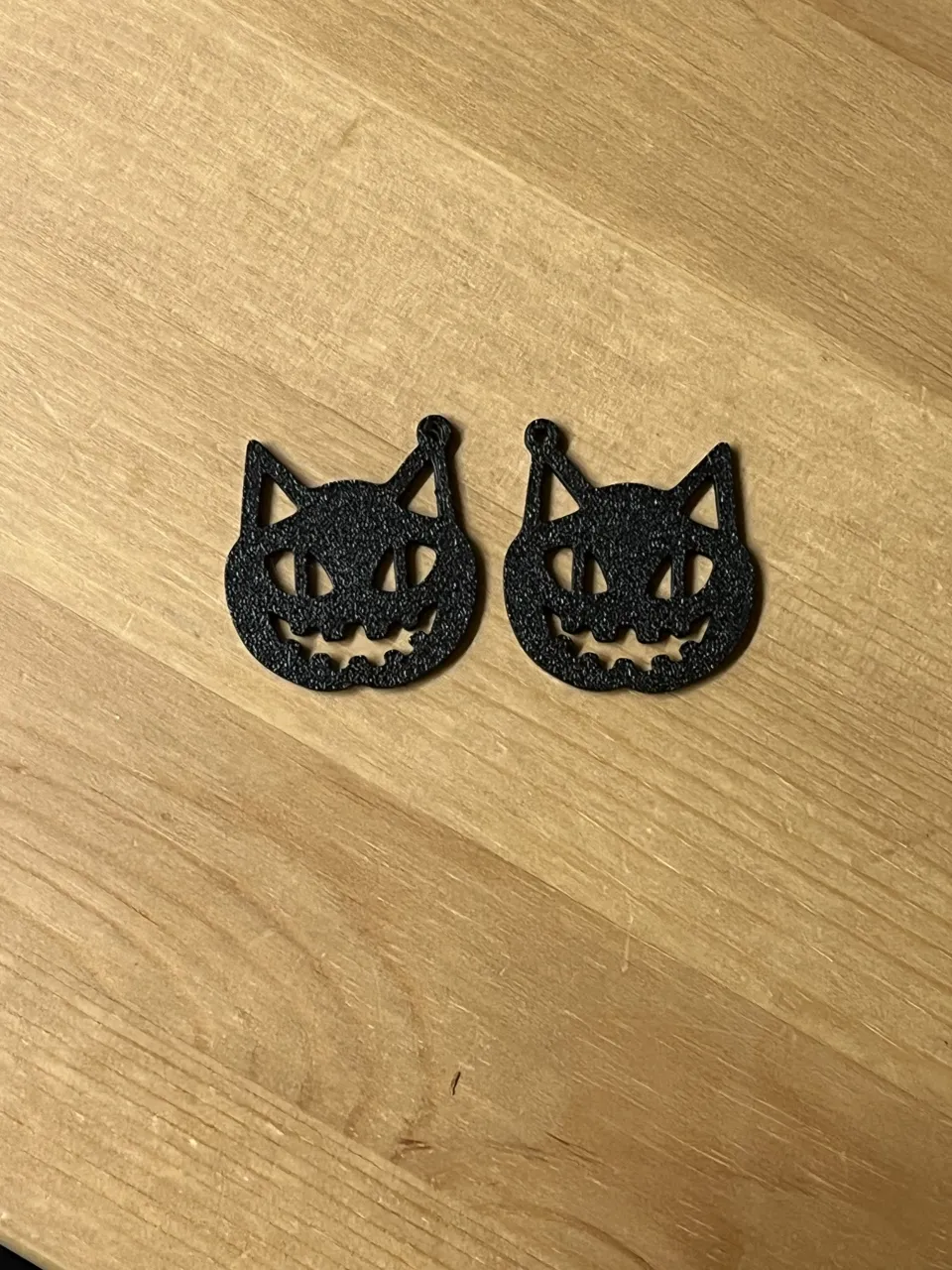 cat earrings view 2