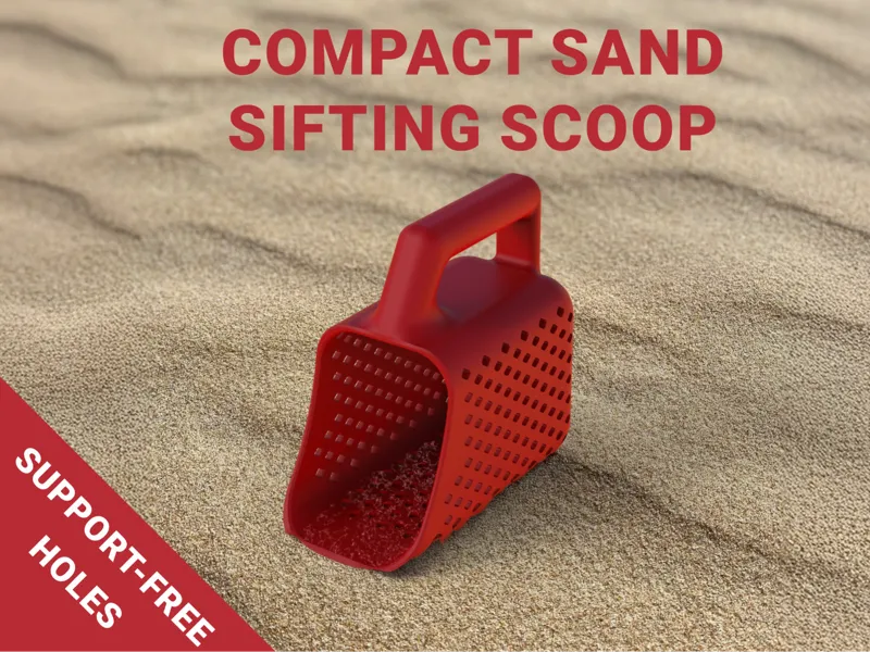 Compact Sand Sifting Scoop - Gutter Cleaner