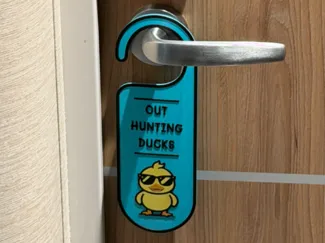 Cruise Duck Door Hanger – Out Hunting Ducks