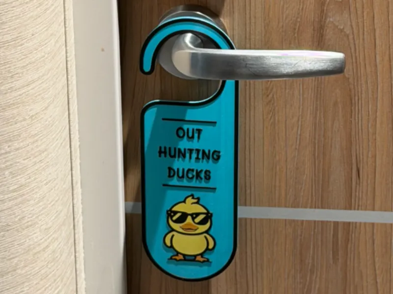 Cruise Duck Door Hanger – Out Hunting Ducks