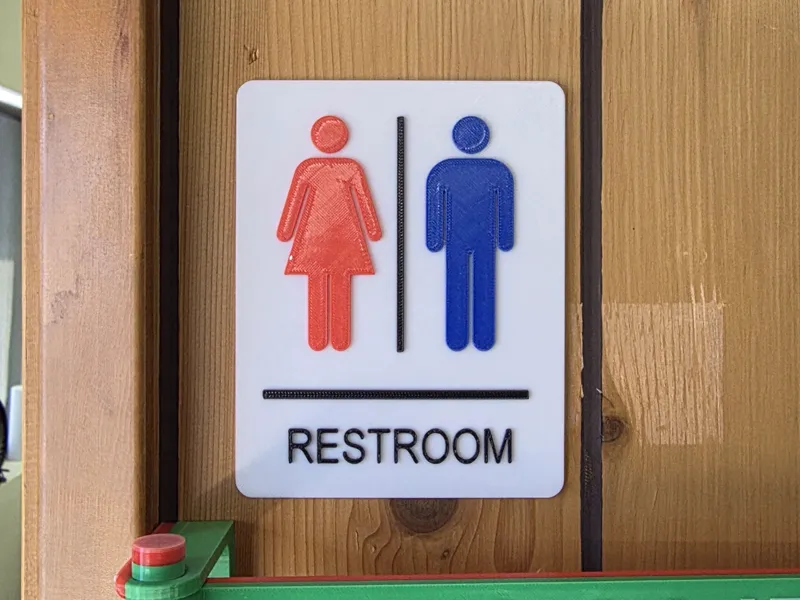 Bathroom Sign