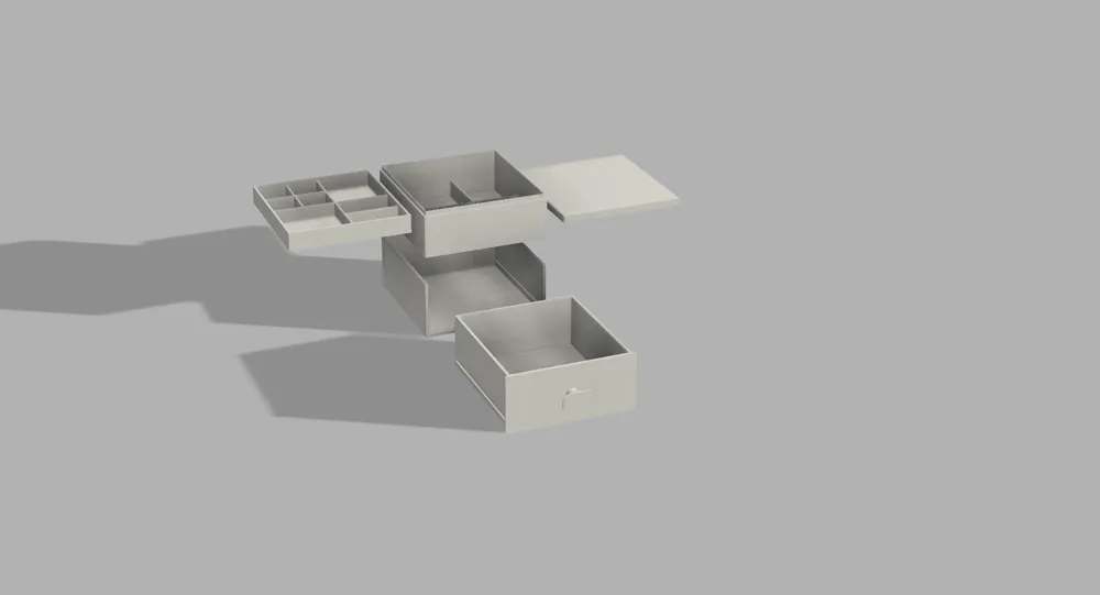 Mini furniture ( jewelry box ) by Zed Kawa - MakerWorld
