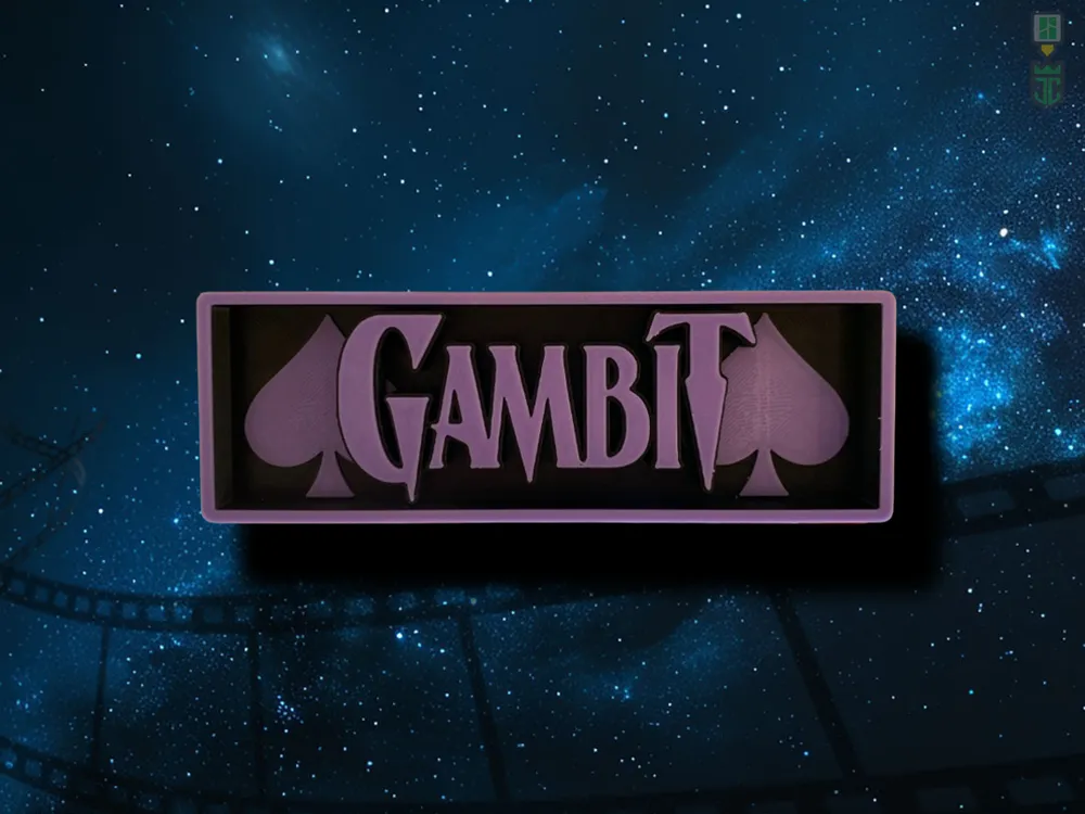 Gambit Cinema Film Room Sign Box - Free 3D Print Model - MakerWorld