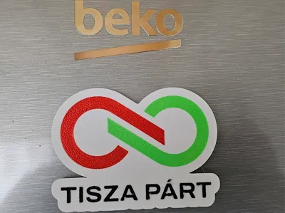 Tisza párt hűtőmágnes fridge magnet AMS